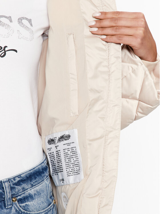 Guess Guess Palton de iarnă W3BL36 WEX52 Bej Regular Fit