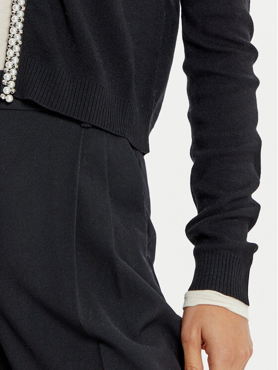 KARL LAGERFELD KARL LAGERFELD Kardigan 246W2003 Crna Slim Fit