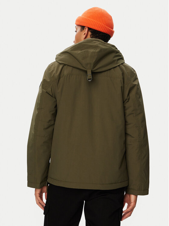 Napapijri Napapijri Anorak stiliaus striukė Rainforest Winter 3 NP0A4GMC Chaki Regular Fit