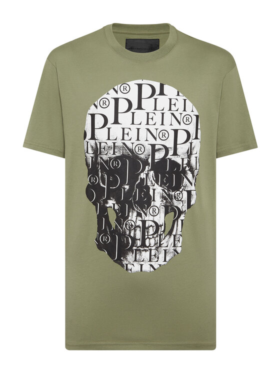 PHILIPP PLEIN PHILIPP PLEIN T-Shirt 9419 Zelená Regular Fit