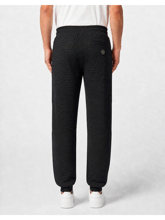 PHILIPP PLEIN PHILIPP PLEIN Spodnie dresowe 31040 Czarny Jogger Fit