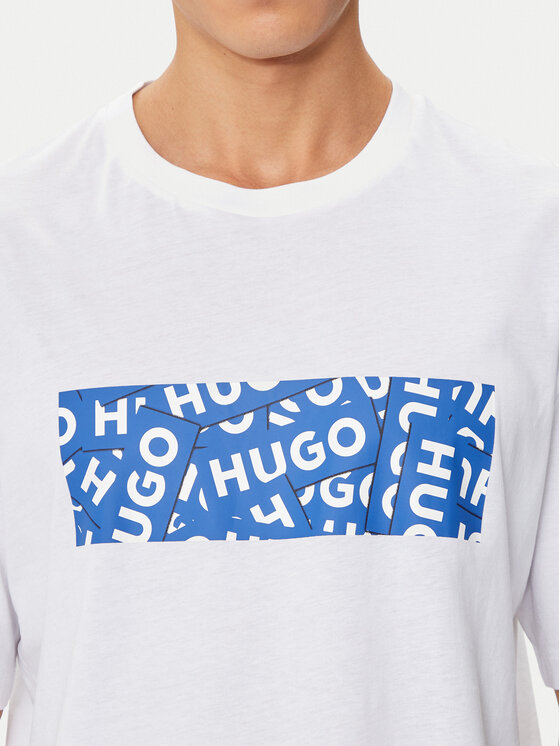 HUGO Hugo T-shirt Nalayo 50515203 Bijela Regular Fit