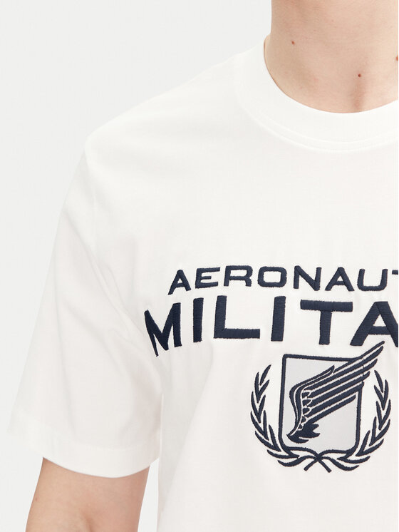 Aeronautica Militare Aeronautica Militare T-Shirt 251TS2379J674 Λευκό Regular Fit
