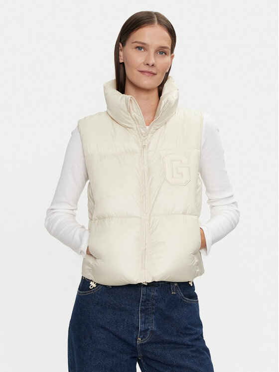 Gap Gap Varrukateta jakk 500882-01 Ekrüüvärv Regular Fit