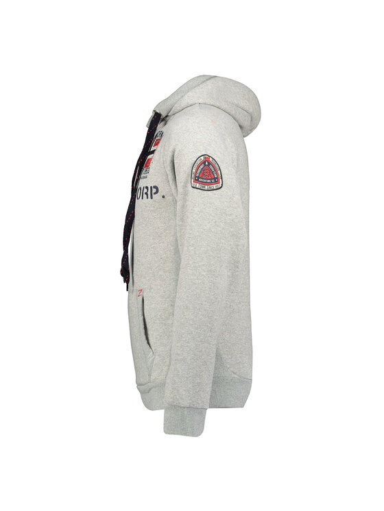 Geographical Norway Geographical Norway Bluza WT1885H/GN-LIGHT GREY Szary Reglan Fit