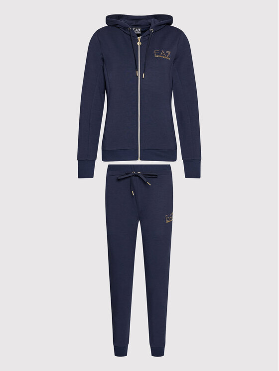 EA7 Emporio Armani EA7 Emporio Armani Tuta 8NTV51 TJ9RZ 1554 Blu scuro Regular Fit