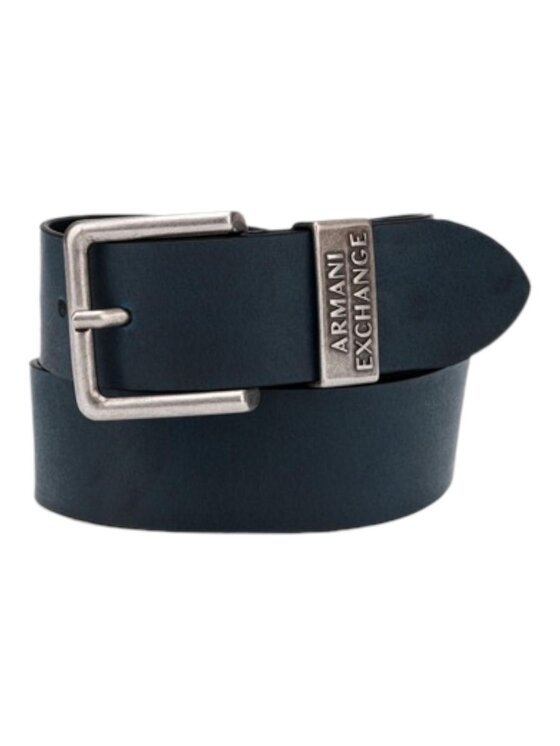 Pasek Męski Armani Exchange, Niebieski, ARMANI EXCHANGE Cintura Uomo 951186 CC528 00134 Blu