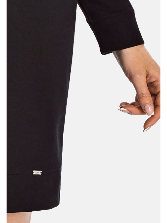 Teyli Teyli Sukienka 501 Czarny Standard Fit
