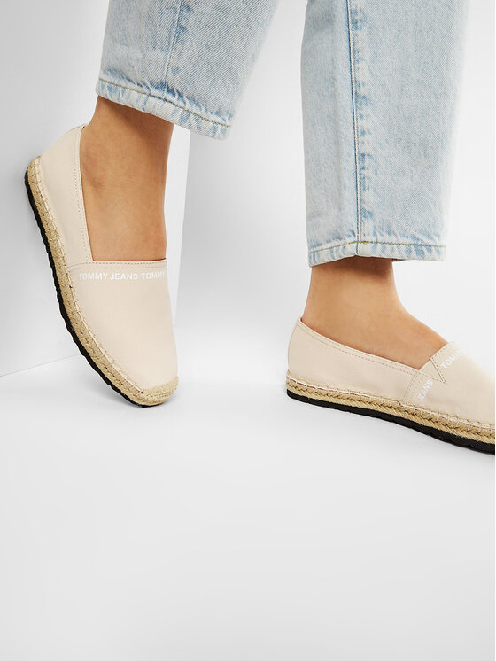 Tommy Jeans Tommy Jeans Espadrilės Essential Tommy Jeans Espadrille EN0EN01271 Smėlio