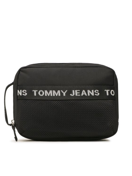Tommy Jeans Kozmetični kovček Tjm Essential Nylon Washbag AM0AM11024 Črna