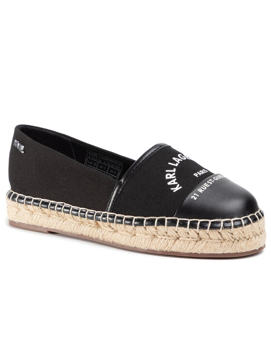 Espadrile KARL LAGERFELD KL80108 Negru