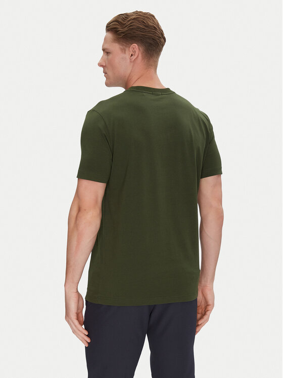 BOSS BOSS Tričko 50506373 Zelená Regular Fit
