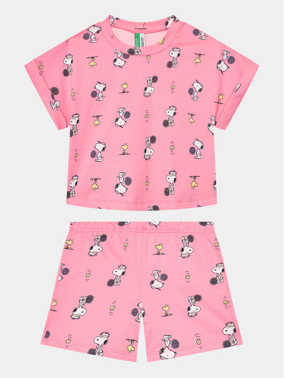 United Colors Of Benetton Pijama 35I70P069 Roz Relaxed Fit
