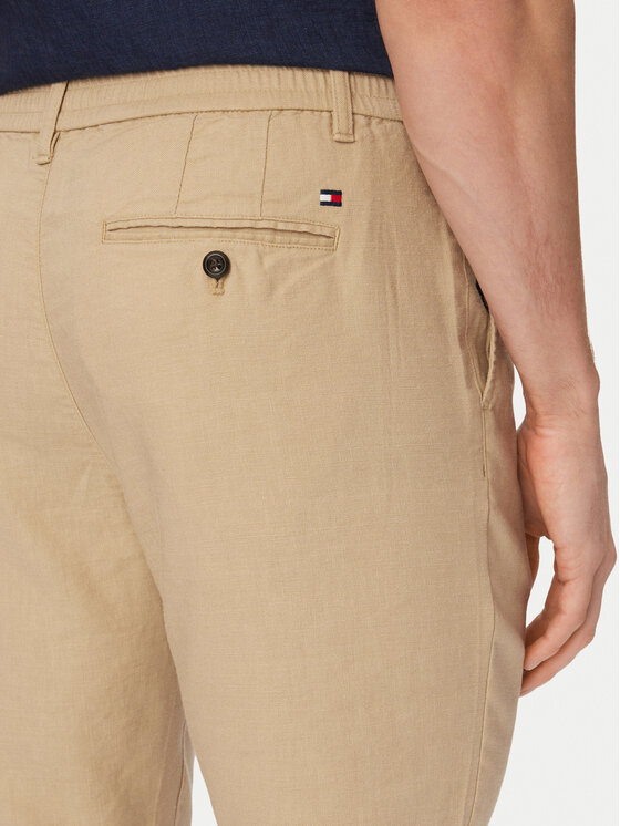 Tommy Hilfiger Tommy Hilfiger Chino kalhoty Denton MW0MW42337 Khaki Straight Fit