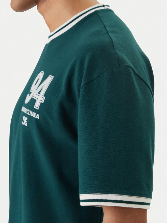 DC Shoes DC Shoes T-särk Skateball Jersey EDYKT03542 Roheline Regular Fit