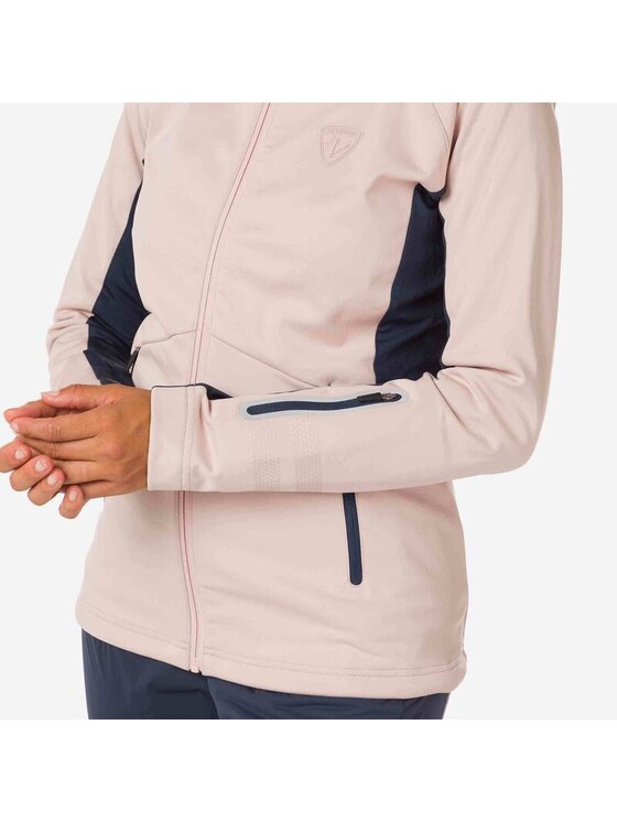 Rossignol Rossignol Kurtka softshell W Softshell Jacket Różowy Slim Fit