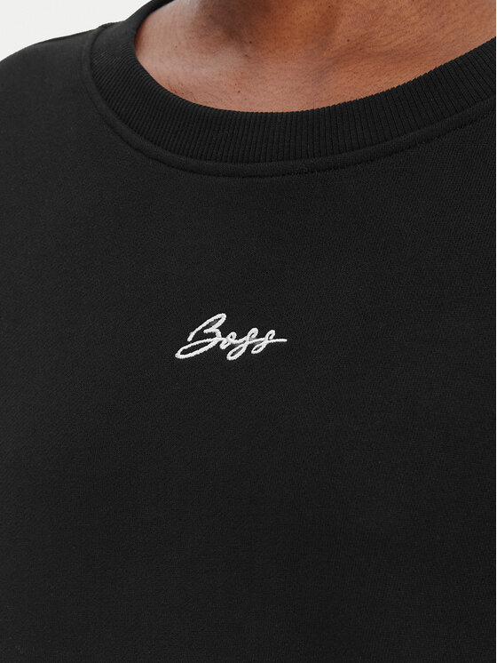 BOSS BOSS Pulóver C_Ever 50554711 Fekete Oversize