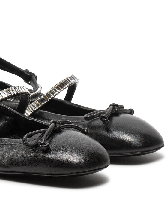 Stuart Weitzman Stuart Weitzman Baleriny Stefannie Balet Flat SI443 Czarny