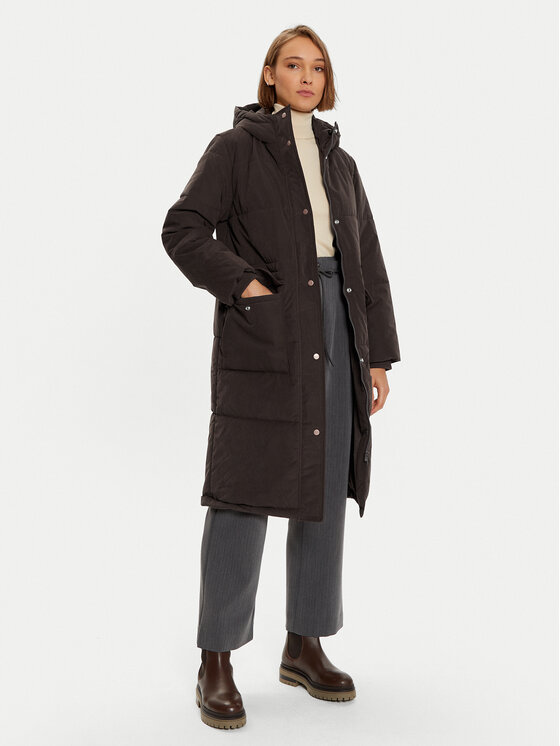 Wrangler Wrangler Zimska jakna 112358031 Smeđa Oversize
