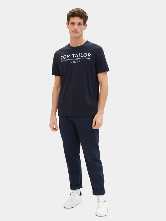 Tom Tailor Tom Tailor Póló 1040988 Sötétkék Regular Fit