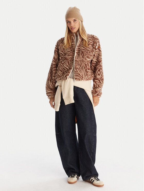 Roxy Roxy Polar Blury Cloud 236ERJPF03 Brązowy Regular Fit