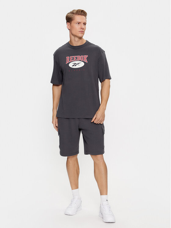 Reebok Reebok T-Shirt Archive Essentials IL8793 Szary Regular Fit
