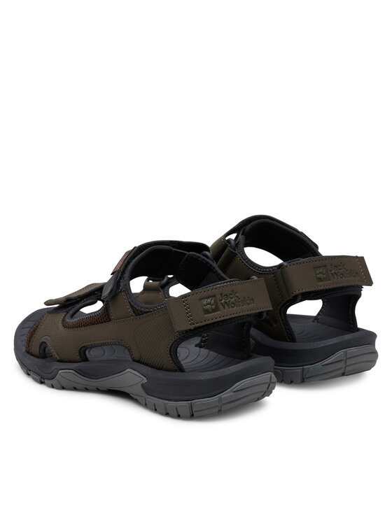 Jack Wolfskin Jack Wolfskin Sandały Lakewood Cruise Sandal M 4019011 Brązowy