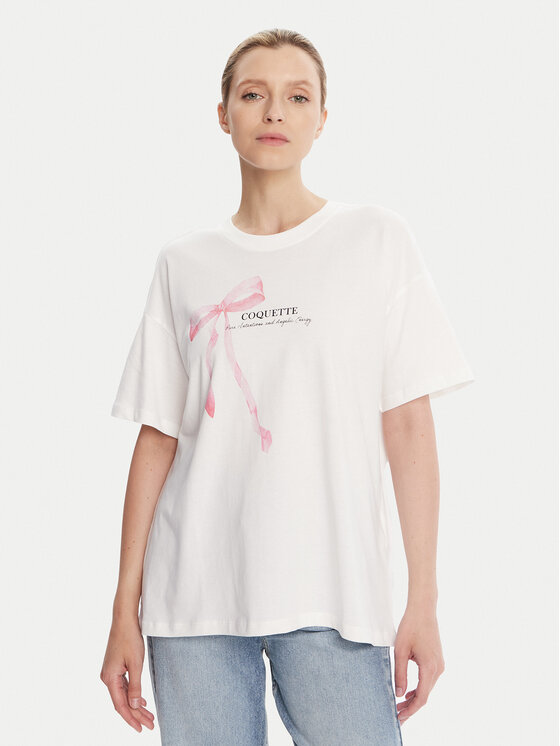 ONLY ONLY T-Shirt Vivvi 15346761 Biały Regular Fit