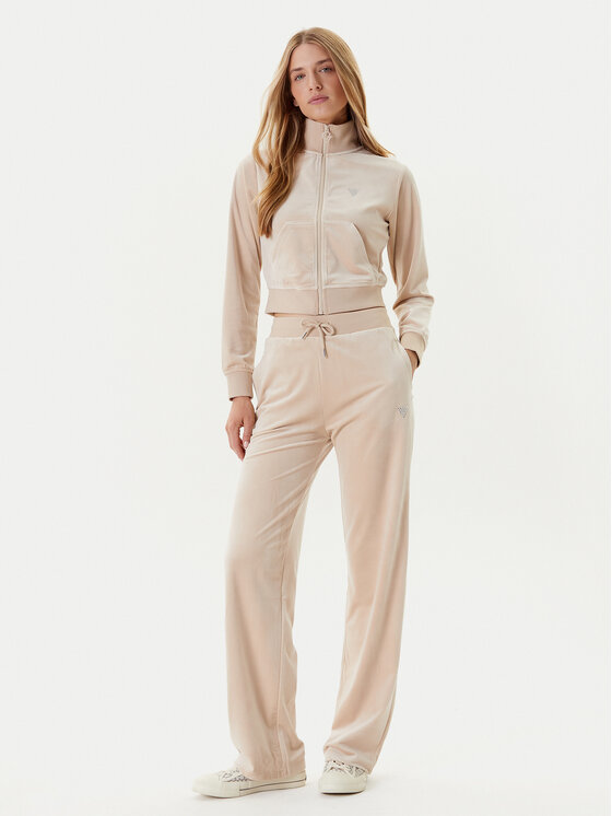 Guess Guess Jogginghose V3BB26 K0232 Beige Regular Fit