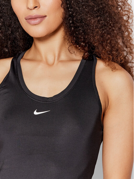 Nike Nike Технічна футболка Dri-FIT One DD0623 Чорний Slim Fit