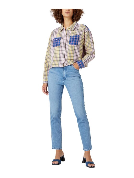 Wrangler Wrangler Jeansy W2HC68228 Niebieski Slim Fit