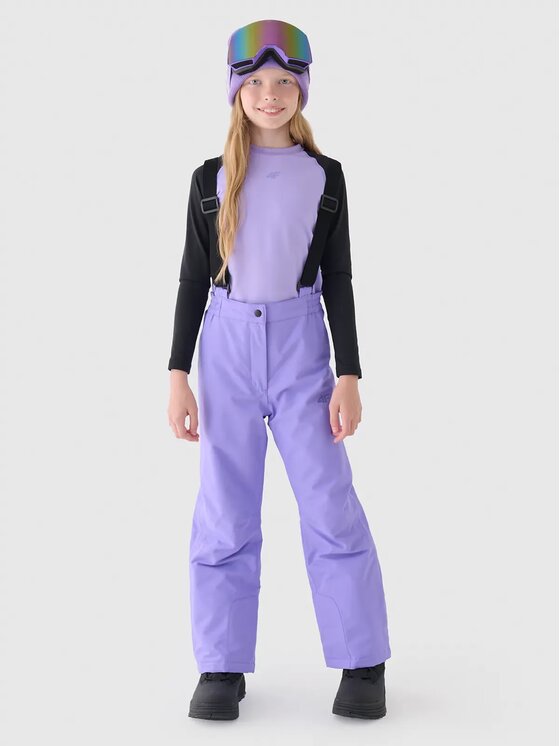 4F 4F Pantaloni da sci 4FJWAW24TFTRF659-51S Viola Regular Fit