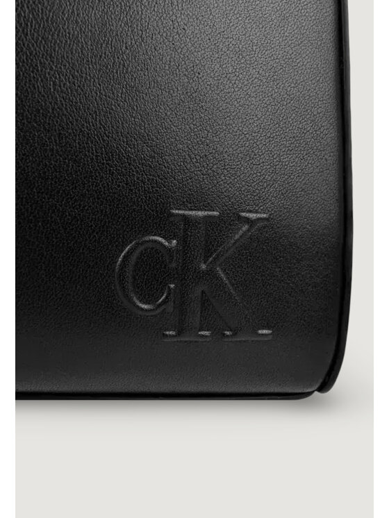 Calvin Klein Calvin Klein pochette BOLD CK POUCH WITH HANDLE (PU) Nero