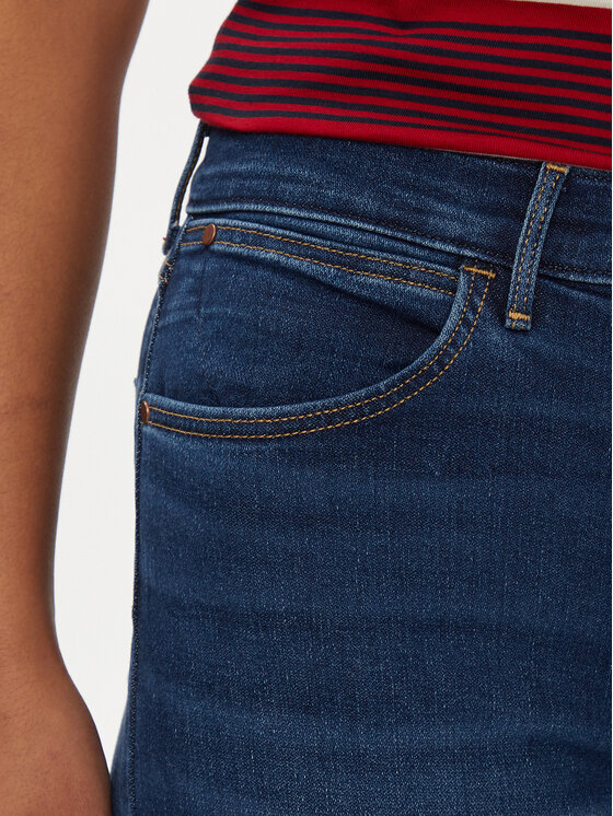 Wrangler Wrangler Jeans hlače 112351051 Modra Straight Fit