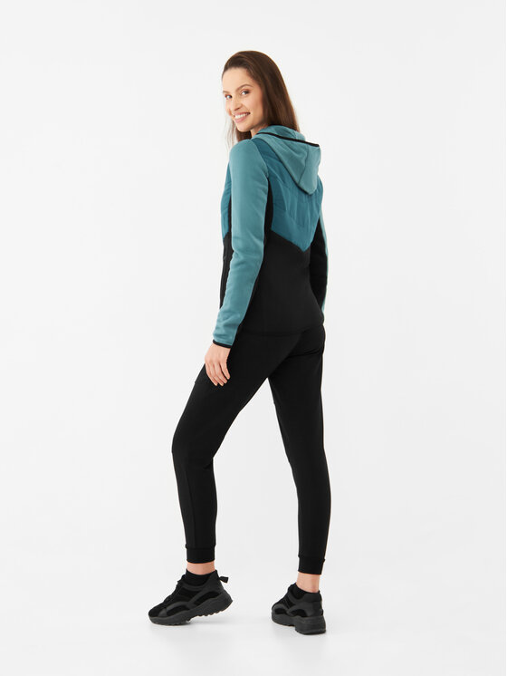 Viking Viking Kurtka softshell Creek Hoodie Bamboo Lady Zielony Regular Fit