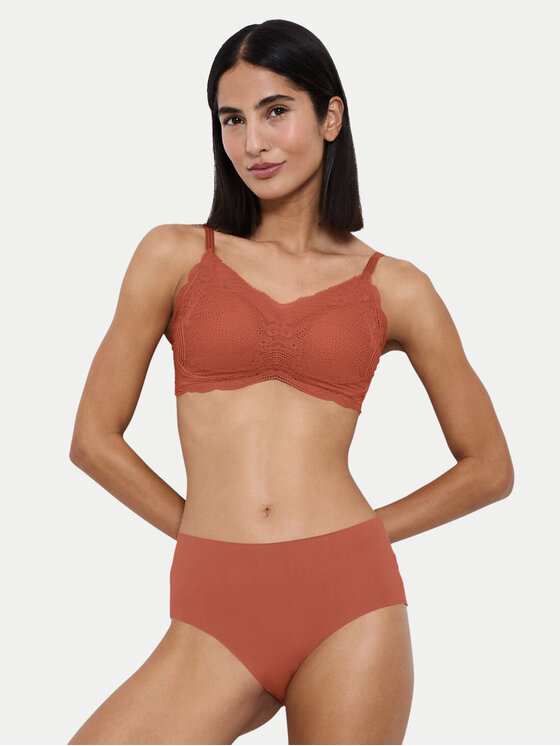 Triumph Triumph Kõrge värvliga klassikalised aluspüksid Pretty 10222227 Oranž