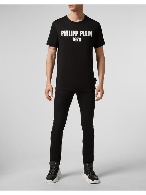 PHILIPP PLEIN PHILIPP PLEIN T-shirt 22943 Nero Regular Fit