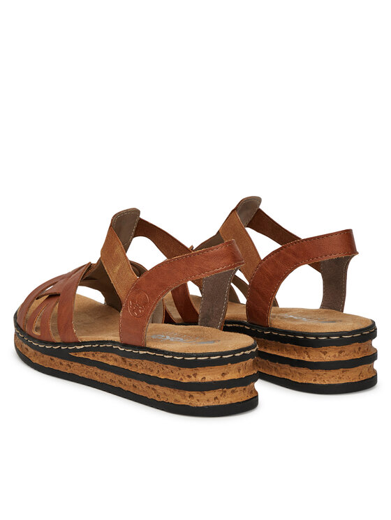 Rieker Rieker Sandali 62918-22 Rjava