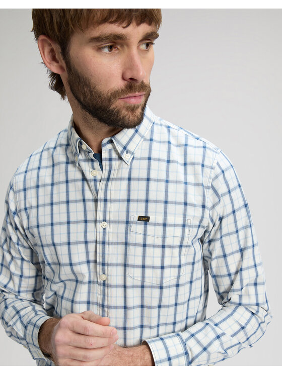 Lee Lee Koszula BUTTON DOWN Kolorowy Regular Fit