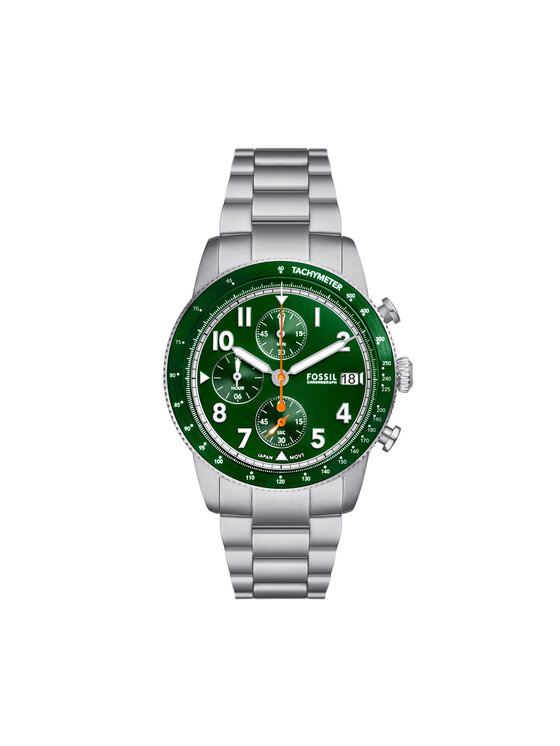 Fossil Pulkstenis Sport Tourer Chronograph FS6048 Sudraba