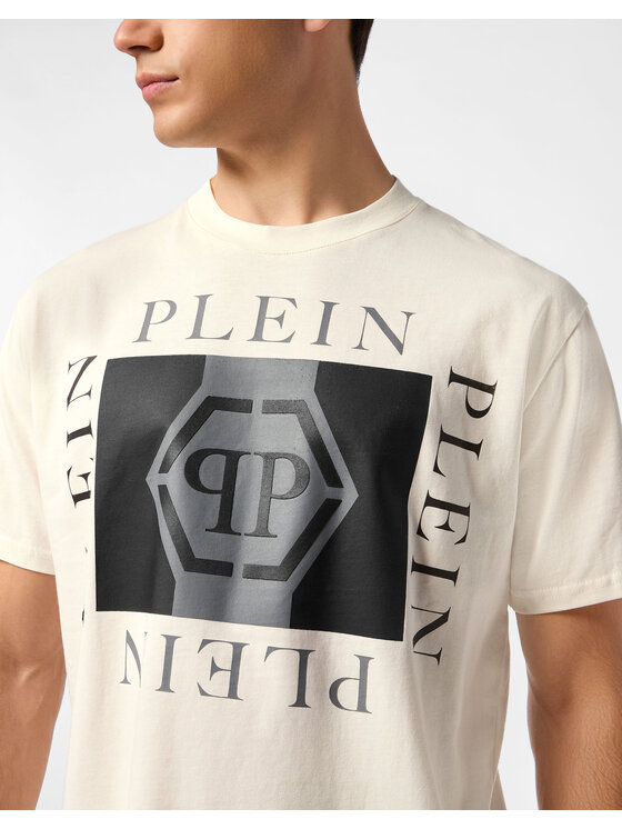 PHILIPP PLEIN PHILIPP PLEIN T-Shirt 27095 Biały Regular Fit