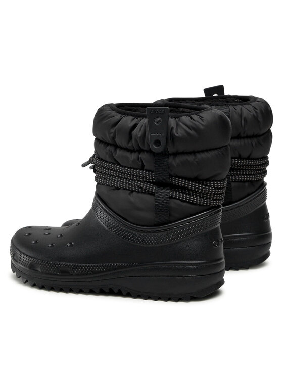 Crocs Crocs Μπότες Χιονιού Classic Neo Puff Luxe Boot W 207312 Μαύρο