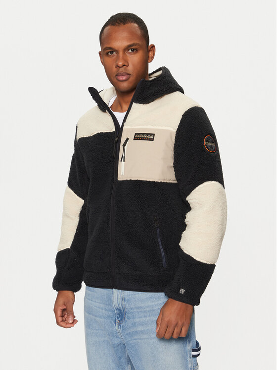 Napapijri Napapijri Fleecejacke Yupik NP0A4GNS Schwarz Regular Fit