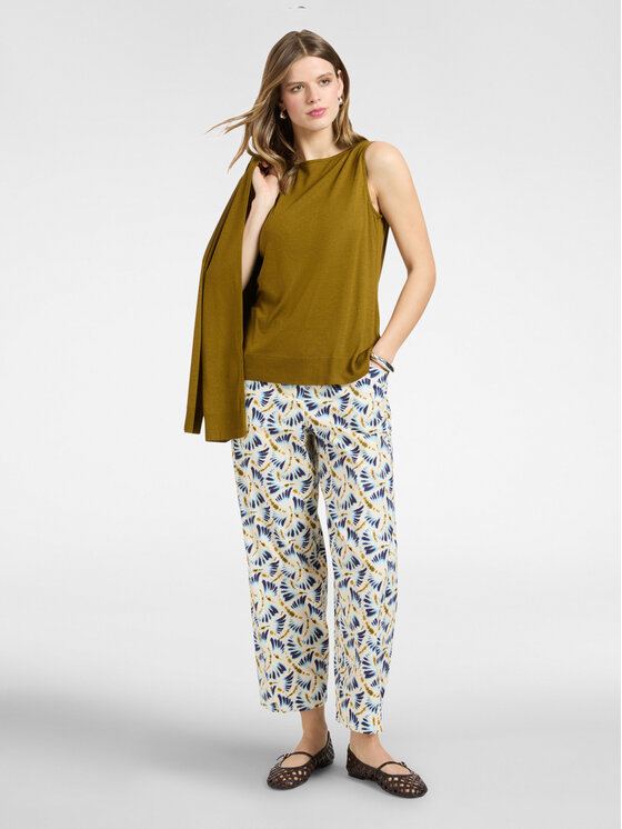 Elena Mirò Elena Mirò T-shirt G095Z000616N025 Verde Regular Fit