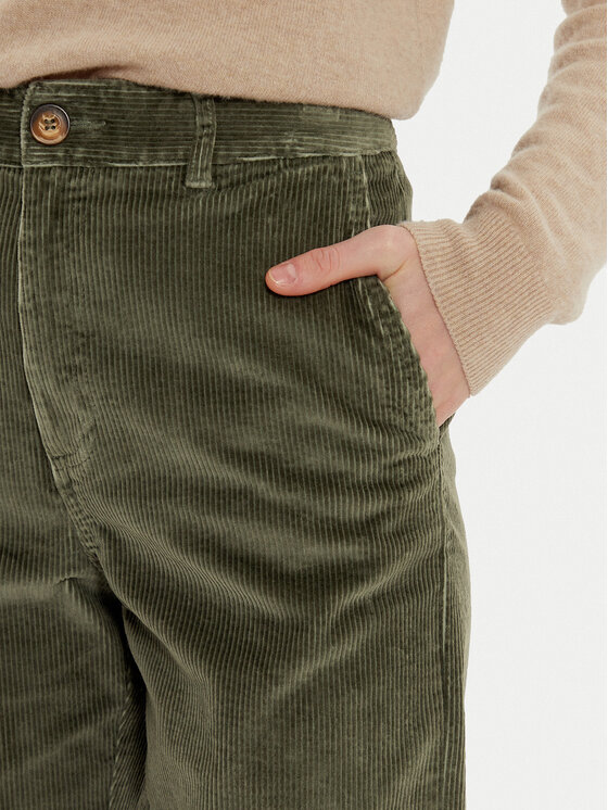 United Colors Of Benetton United Colors Of Benetton Szövet nadrág 4ZENDF07H Khaki Relaxed Fit