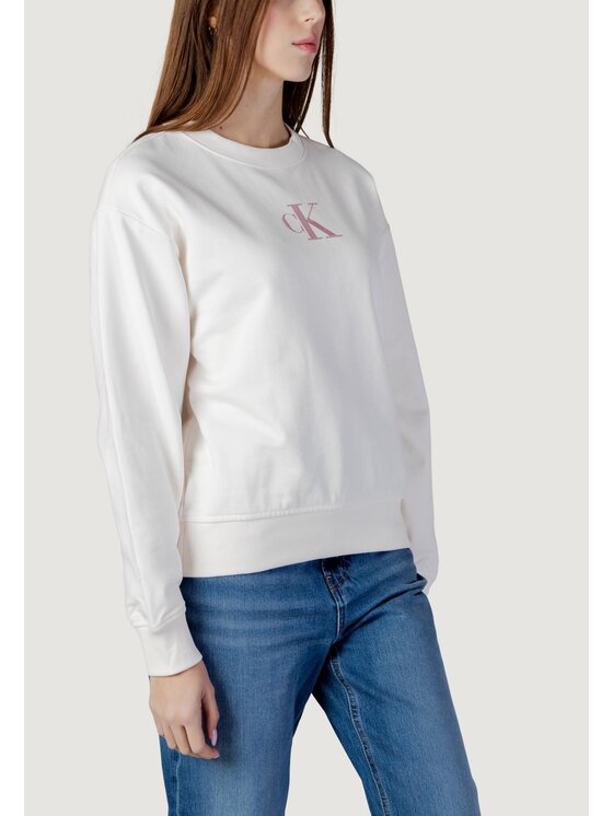 Calvin Klein Jeans Calvin Klein Jeans Μπλούζα LV047E828G Μπεζ Casual Fit