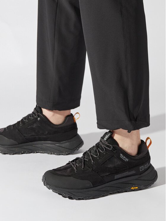 Jack Wolfskin Jack Wolfskin Sneakersy Terraquest Texapore Low M 4056401 Czarny