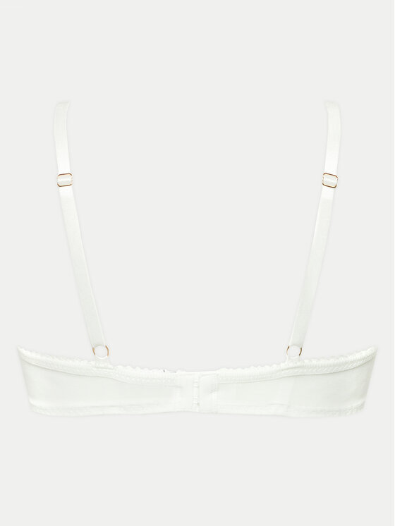 Hunkemöller Hunkemöller Biustonosz z fiszbiną Anna 204531 Biały