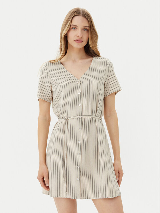 Vero Moda Letné šaty Mymilo 10322976 Béžová Loose Fit