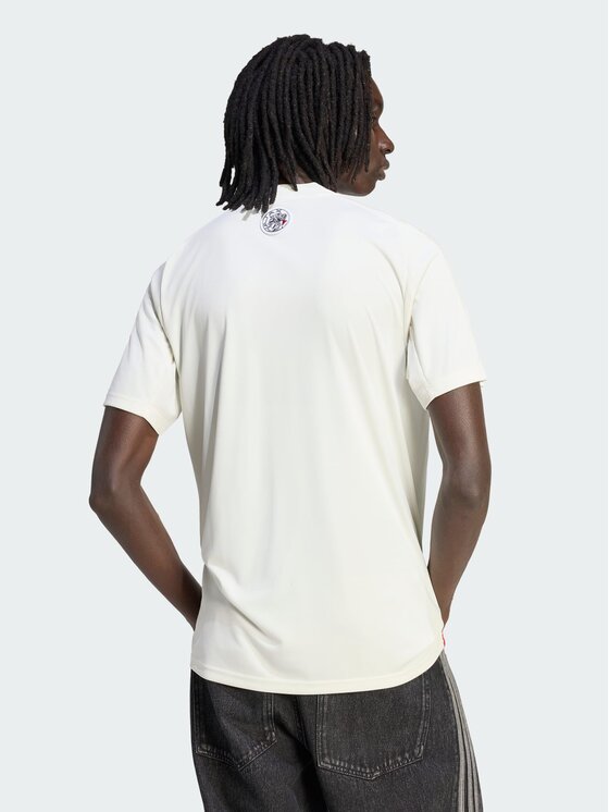 adidas adidas Koszulka techniczna Ajax Amsterdam US Biały Regular Fit